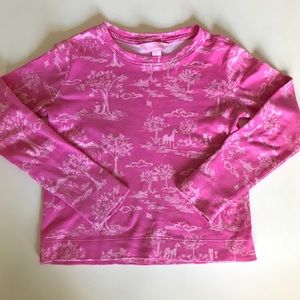 Lilly Pulitzer girls shirt horse toile runs small